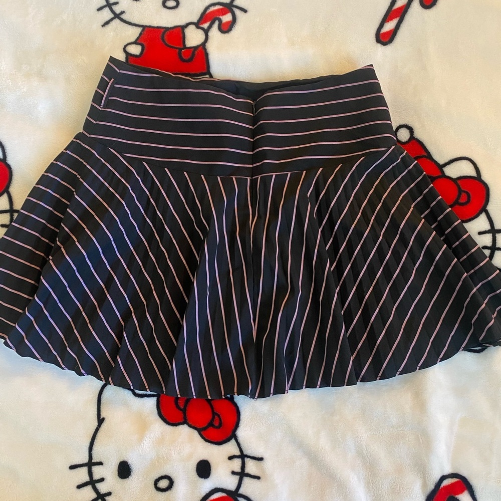 Y2K Bebe black and pink pinstripe skirt - Picture 4 of 9